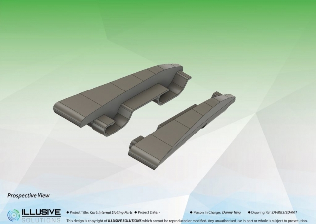 3D Modeling Car spare parts for Internal View 3