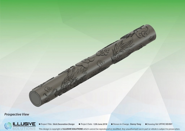 3D Modeling Monkey king Bar Prospective View 1