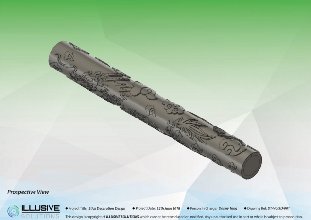 3D Modeling Monkey king Bar Prospective View 2