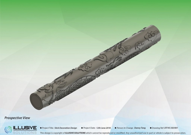 3D Modeling Monkey king Bar Prospective View 3