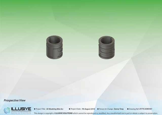 3D Modeling Bicycle spare parts_View 1