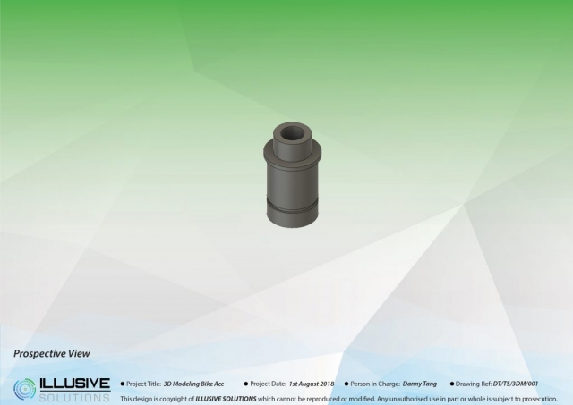 3D Modeling Bicycle spare parts_View 2