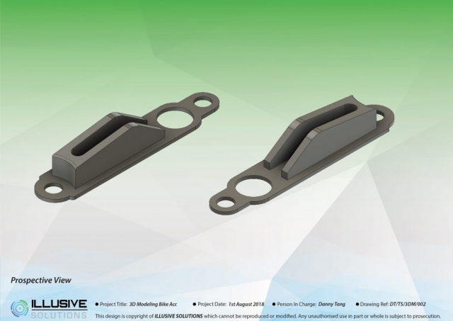 3D Modeling Bicycle spare parts_View 3
